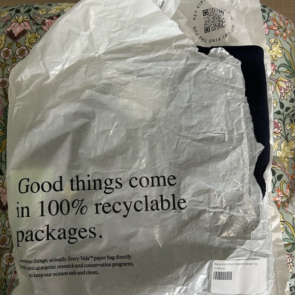 Tuckernuck Classic Navy Women's Blouse - Picture 6 of 6